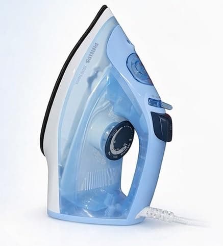 Philips 1350W Steam Iron DST1510/20 | Ceramic Soleplate | 180g Steam Boost | Continuous Steam | Fast Heat Up | Drip Stop | Lightweight | Blue