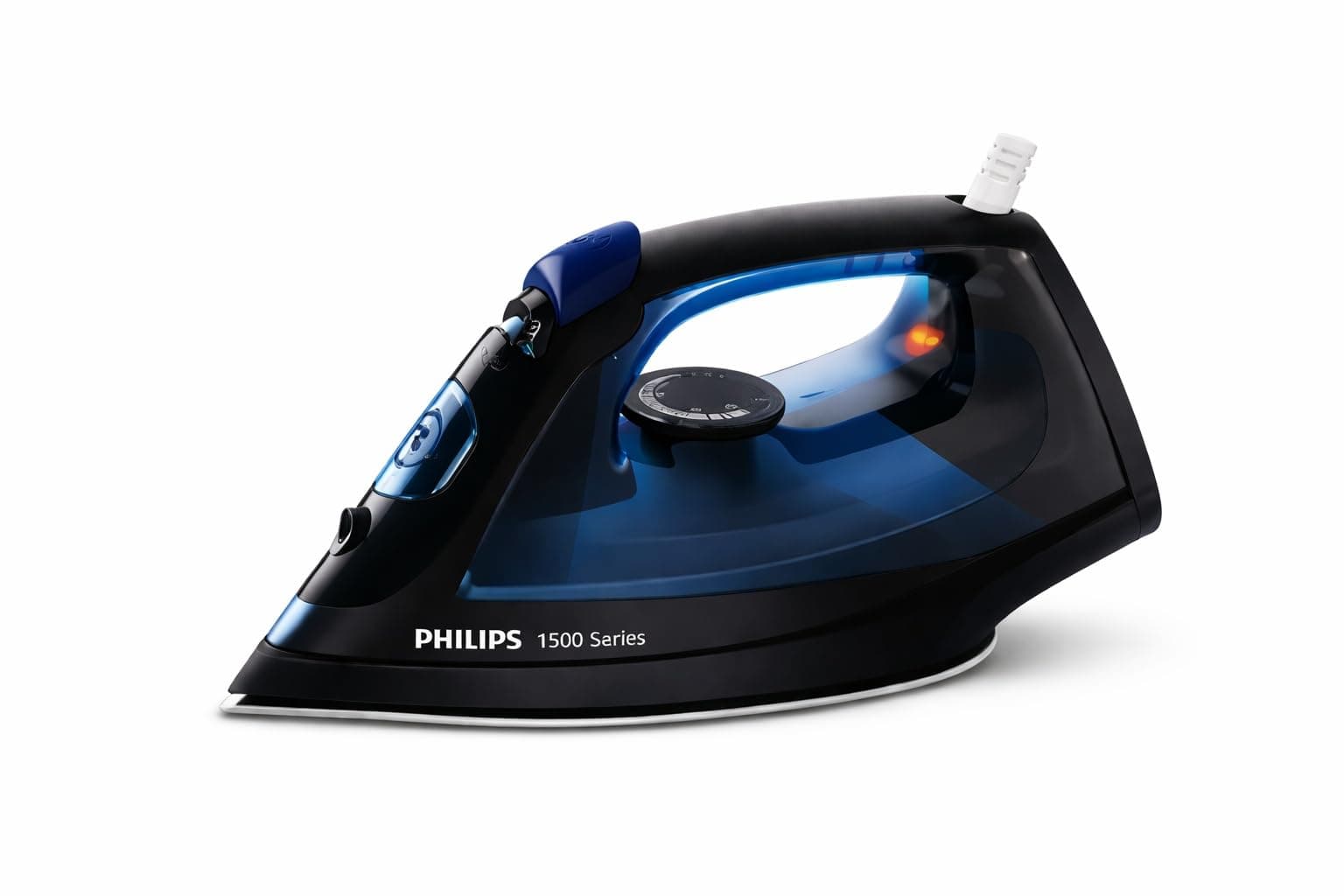Philips DST1520/20 Steam Iron 1750W | Powerful Steam Boost | Smooth Gliding Ceramic Soleplate | Fast Heating | Easy & Efficient Ironing | Black