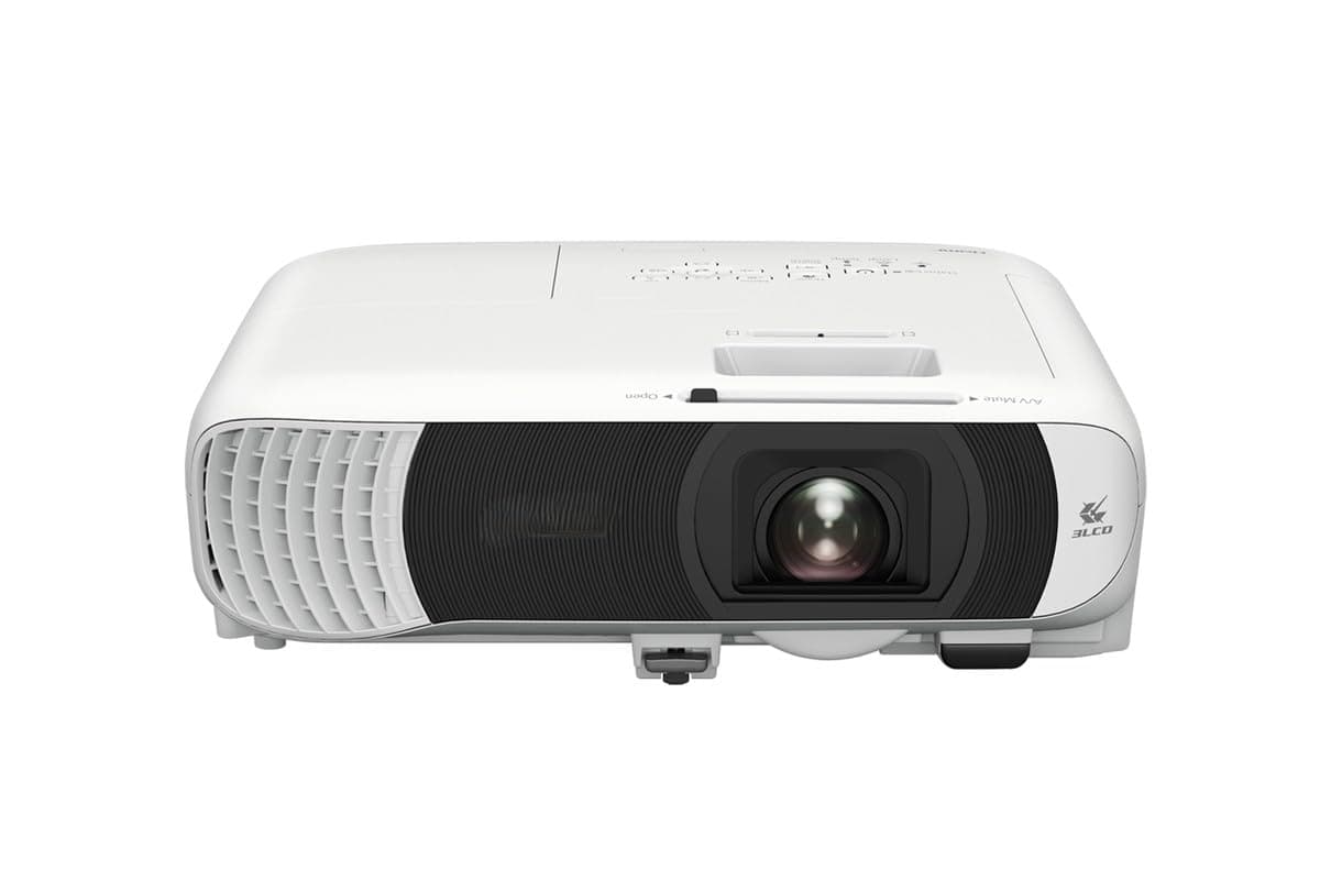 Eps0n EB-FH54-4100 Lumens Full HD 3LCD Home Theatre Projector (White & Black)