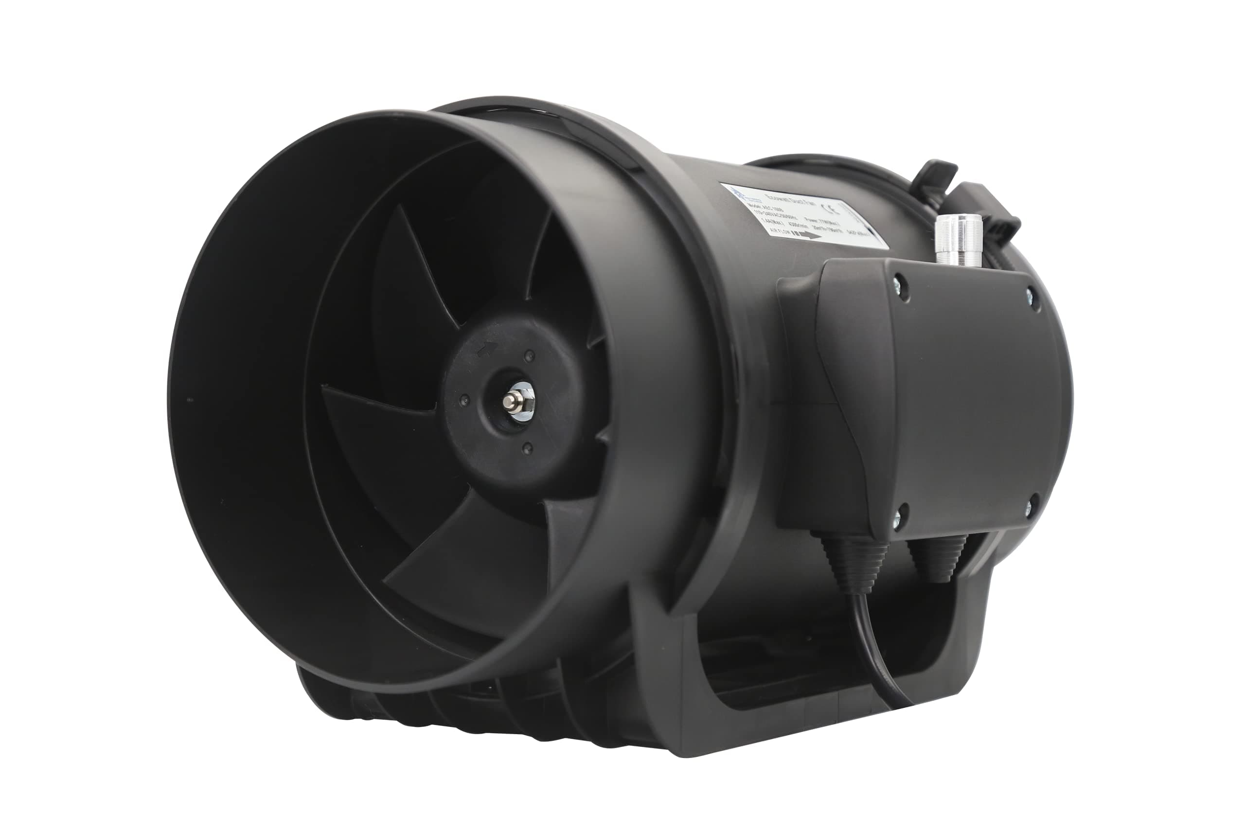 Astberg AEC160 Quiet Inline Duct Fan with 0-100% Variable Speed (20-798 CMH) Motor Silent Mix Flow/Inline Duct Fan/Inline Exhaust/Circular Inline Fan/Aircirculation System/Fresh Air System
